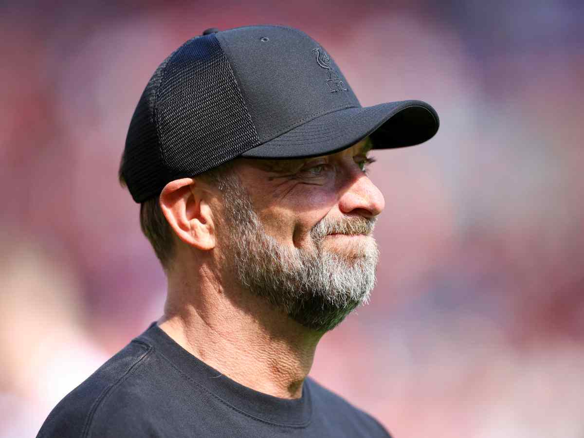 Jurgen Klopp con il cappellino in testa