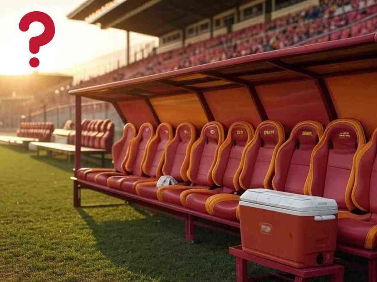 Panchina Roma, immagine creata con IA